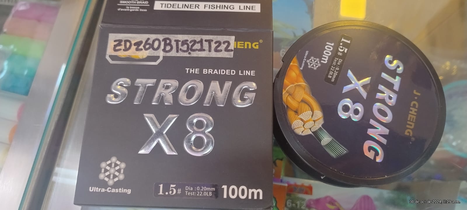 Sedal De Pesca Strong X8 100m 22LB 0.2mm